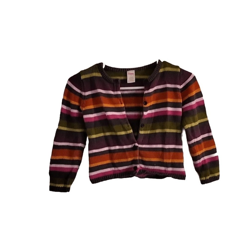 Gymboree kids cardigan striped sweater girls size 6T